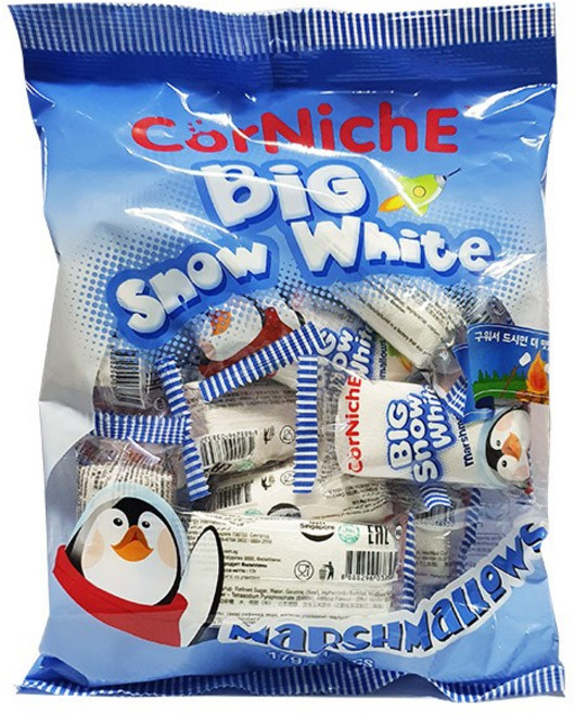 수세레 빅 스노우 화이트 마시멜로우 (17g X 15개입) 255g, 2개
