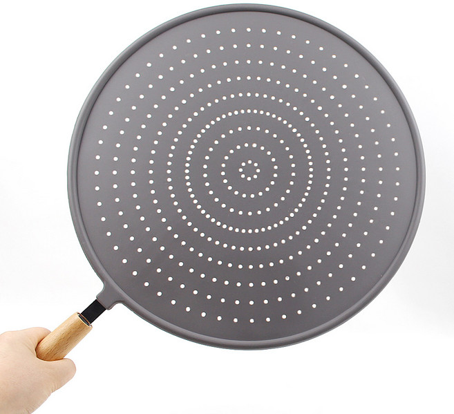 실리콘 후라이팬 덮개 뚜껑 기름방지망, 1개