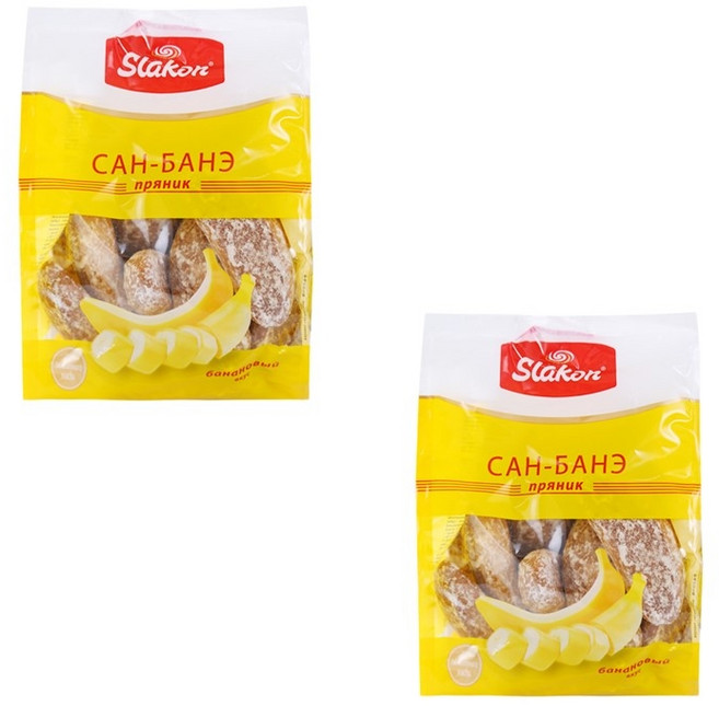 러시아산 슬래곤 바나나 초코 케이크 450g, 바나나 450g 2봉