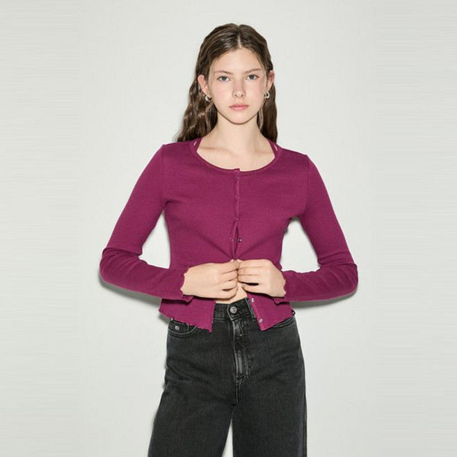 매장정품 TOMMY JEANS 타미진스 [공식][타미진스] 립 스냅 탑 (T32E6TTO02TWT2VVK) 1519609