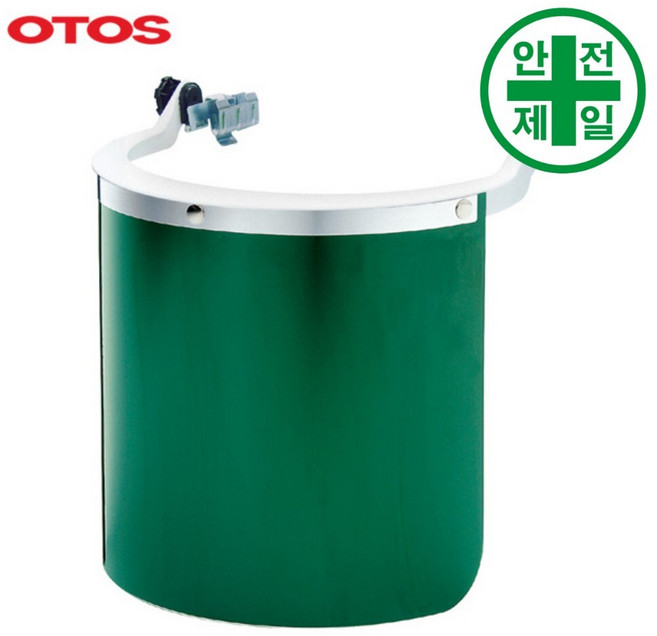 차광보안면 F-61NB ( 3 5 7-안전모용) 보안경 보안면 용접면 보안면, 1개