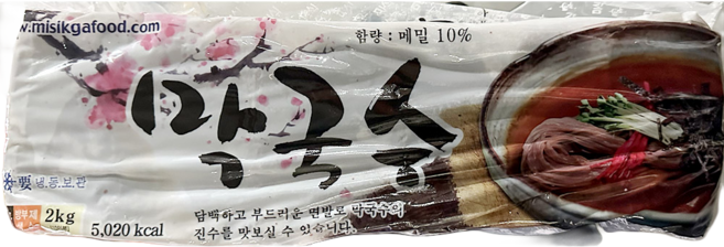 미식가 막국수 2kg 막국수 면류 업소용 식자재, 1개