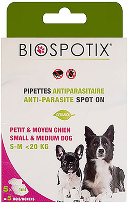 바이오강스 스팟온 해충방지제 소중견용 5회분 dog, 단일, 5ml, 1개