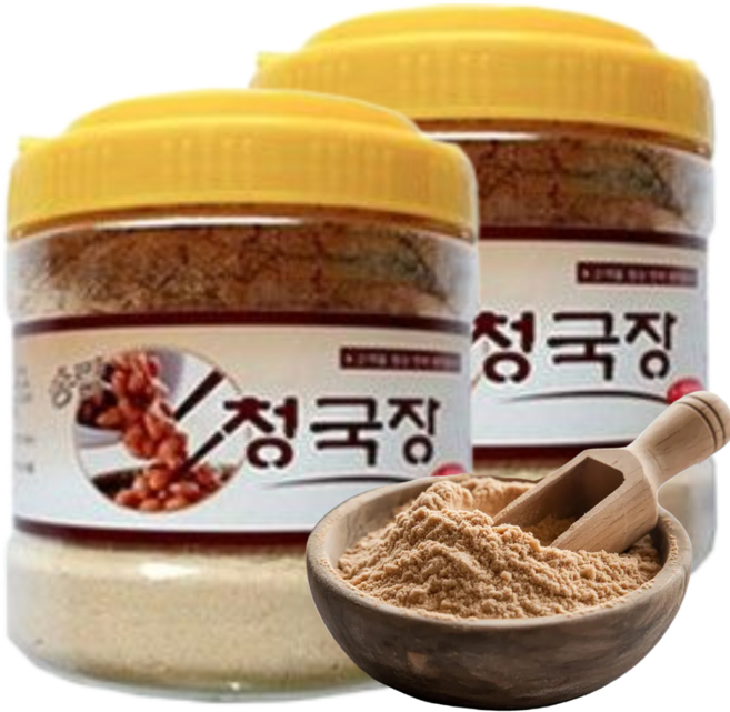 청국장 국내산청국장가루 분말 국산콩 옛날청국장 500gx2통 생청국장 청국장콩, 500g, 2개