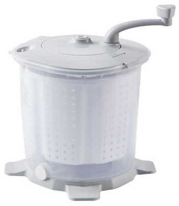 수동탈수기 손잡이 돌리는 탈수통 기숙사 양말 속옷 기본형