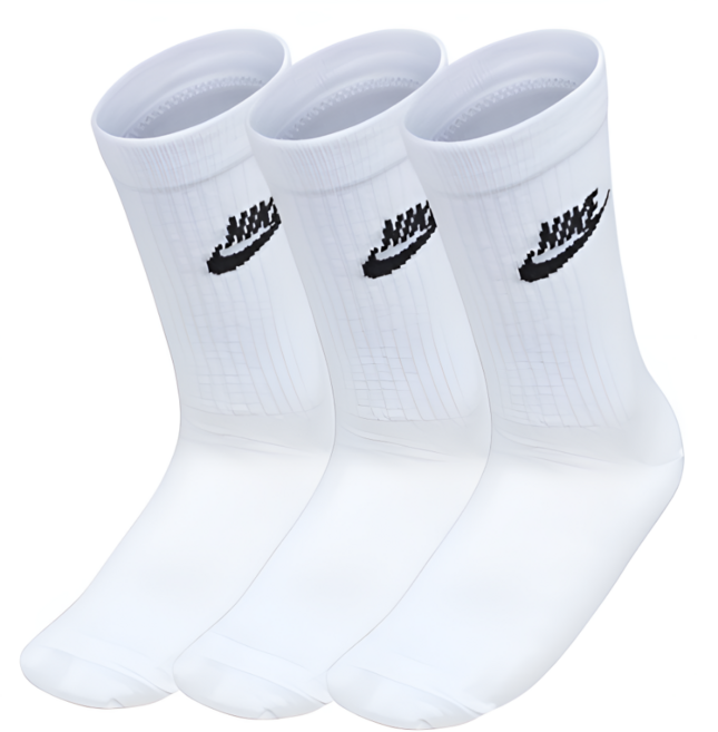 나이키 에센셜 트레이닝 장목 삭스 DX5025-100 3켤레 1팩