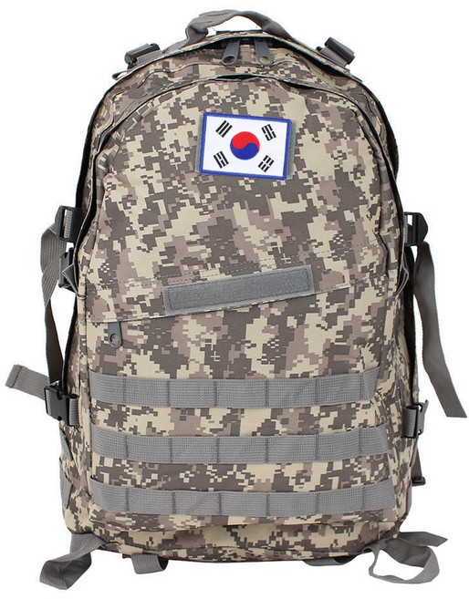 군인가방 백팩 40L + 태극기 군대 출타가방 로카 남자 학생