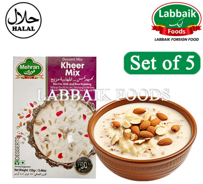 MEHRAN Kheer Mix (Dessert) 155g 키히르 믹스, 5개