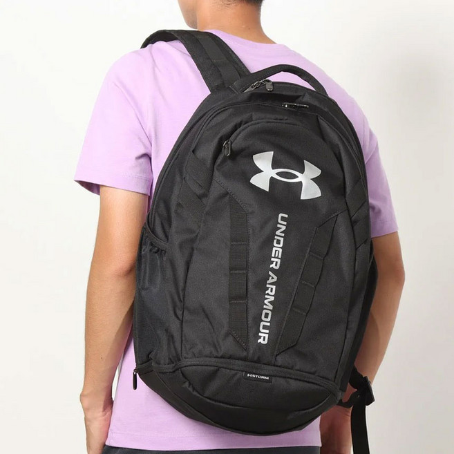 언더아머 남녀공용 백팩 신학기 중고생 가방 대학생 노트북 가방 헬스 용품 신발 보관백 트레니이 짐가방, 1361176-001/OSFA, 1개