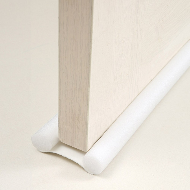 리빙메이커 무타공 간편설치 햇빛 벌레 바람 틈새 차단 방 문 틈막이, 2개