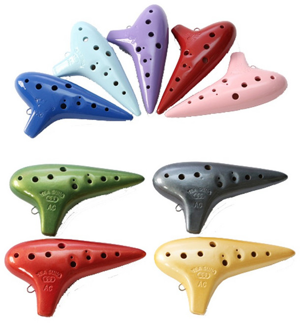 도자기오카리나 예성 나이트오카리나 알토 소프라노 베이스 색상선택, 알토C 예성(전문가용)-레드펄, 1개