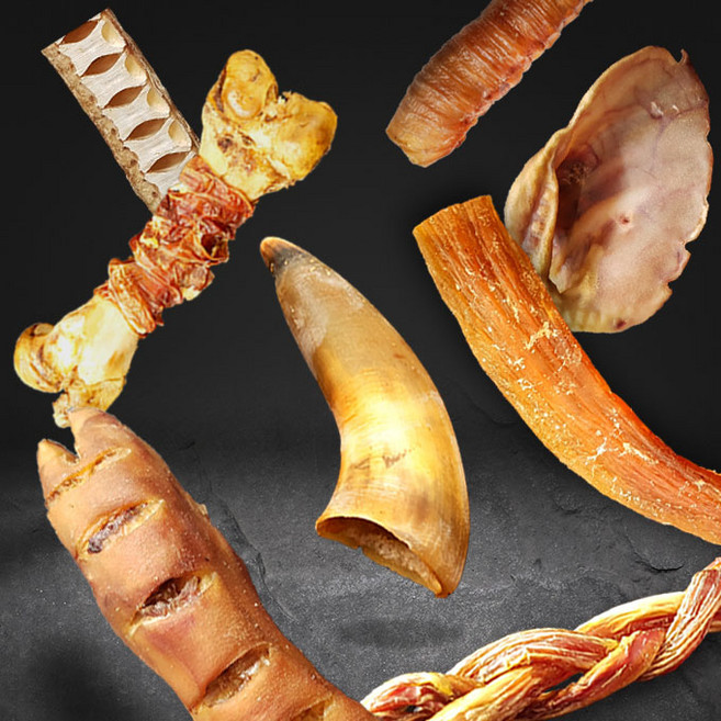 빅브라더 대형견간식 19종 오래먹는 반려견 수제 강아지 뼈간식 소뿔 소힘줄 소울대 소우신 돼지귀, 12.한우통갈비, 1p, 1개