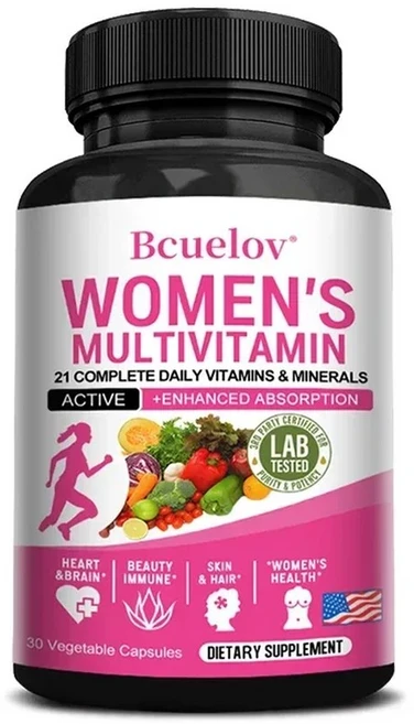 에너지 심장 면역력 보충제 미네랄 집중력 종합 여성용 ACEDK 일일 위한, 30 Count 1 bottle - 쿠팡