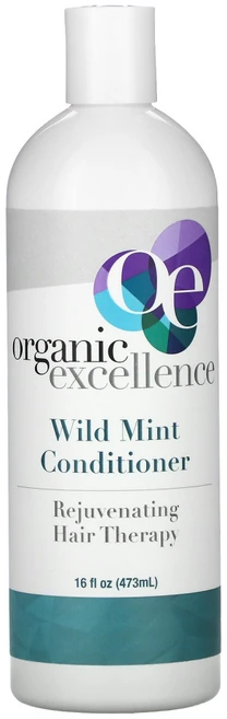 Organic Excellence 컨디셔너 리쥬비네이팅 헤어 테라피 와일드민트 473ml(16fl oz), 1개, 473ml - 쿠팡