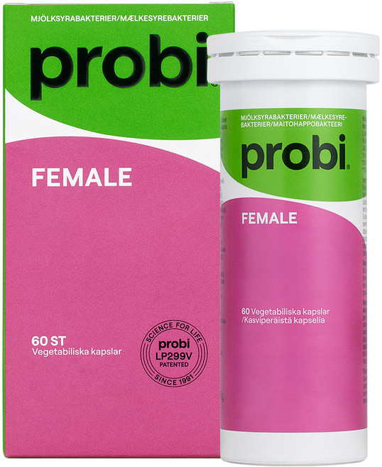 스웨덴 철분 유산균 프로비마게 피메일 60일분 / 100억 LP299V 유산균 엽산, 1개, 60정