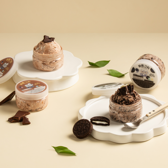 [바른그릭] 초코 그릭요거트 세트 오레오 초코 4종세트 150g x 4 ( 600g ), 1세트, 4개입