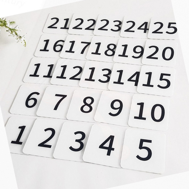 숫자카드 교구 학습용품 교육 놀이 연산 수학 학습, 1개, 10