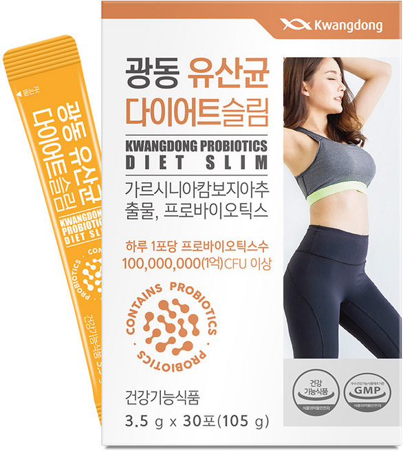 광동제약 유산균 다이어트 슬림 30p, 105g, 1개
