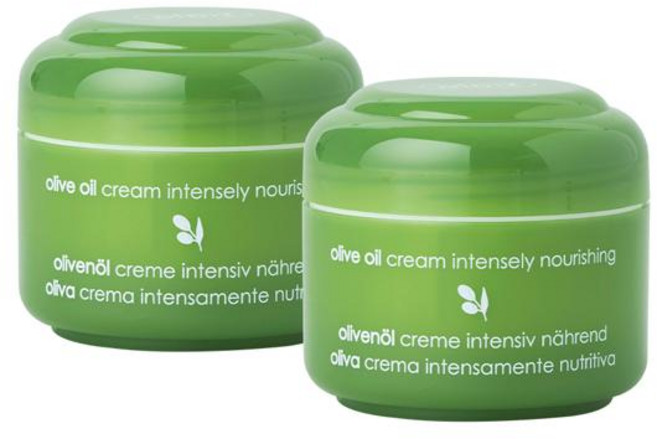 지아자 내추럴 올리브 비건 저자극 수면팩 건성 보습 크림, 50ml, 2개