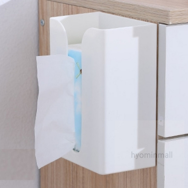 Kigoon 벽부착형 티슈 케이스, 대 그레이, 1개