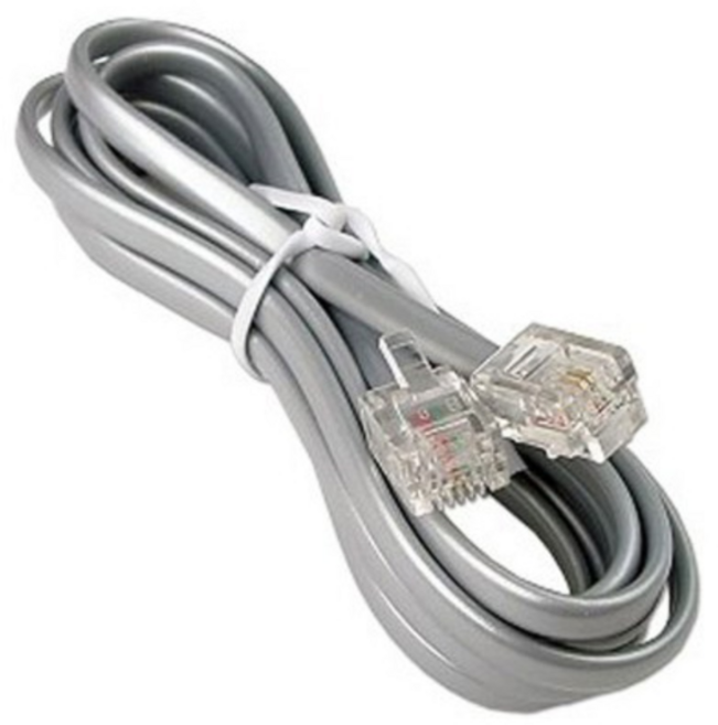 케이블 전화선 전화케이블 RJ11 RJ12, 전화선 케이블 3m