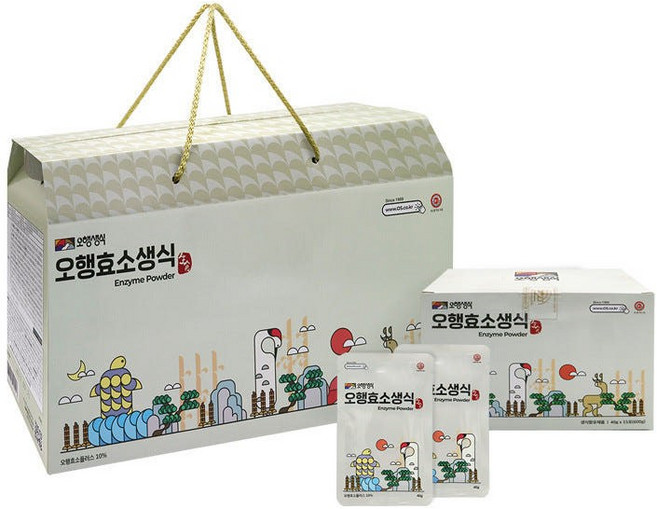 오행생식 오행효소생식 체질개선 40g [원산지:국산(충청남도 태안군)], 1개, 2.4kg