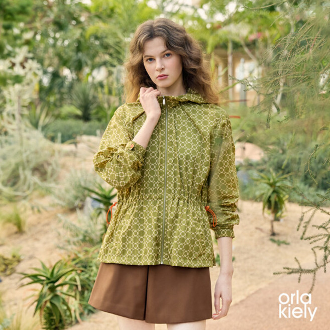 올라카일리 26SS Optical Flower 나일론점퍼 1종