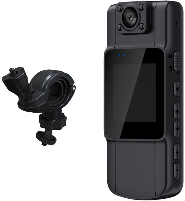 DTAudio 4K 便攜式密錄器 行車記錄器 高畫質 監視器 運動相機, 1個, 4K帶螢幕攝影機 不含卡, L11