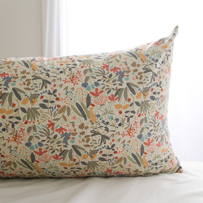 더스케치 봄여름 그리고 가을 대쿠션 대형 등쿠션 헤드쿠션, 브라운