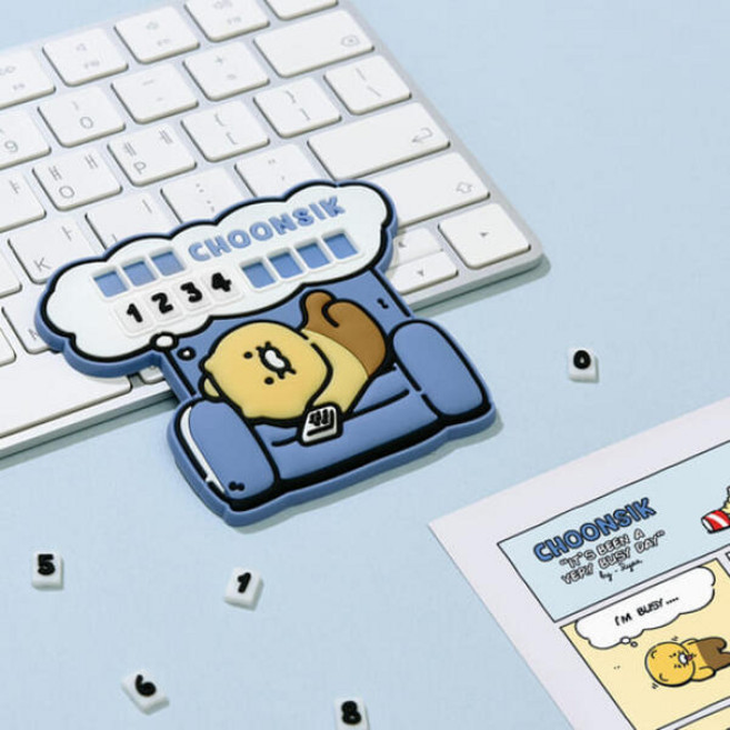 아트박스/카카오프렌즈 납작 차량 주차번호판 (춘식/죠르디), 죠르디, 1개