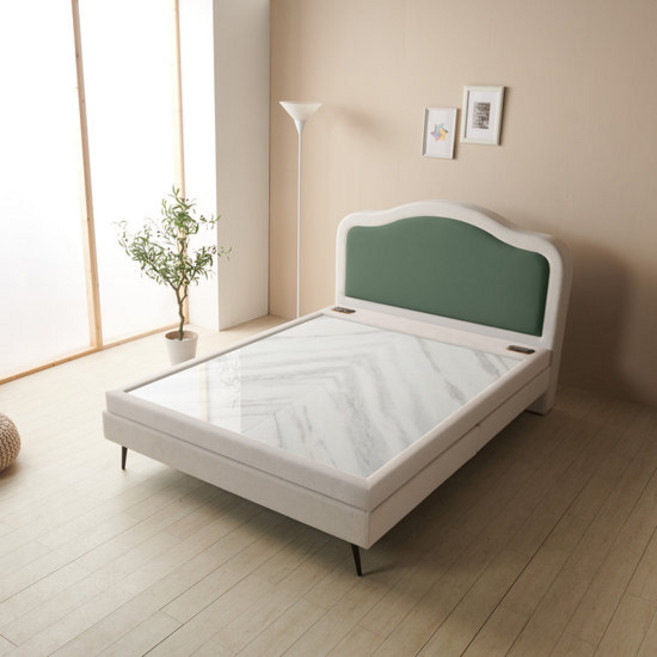 [가보돌침대] 가보맥반석침대 퀸 Q올리비아SE, 아이보리+그린