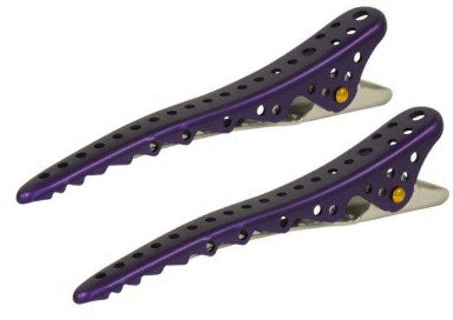 YSPARK 샤크클립 2pcs, 퍼플, 1개