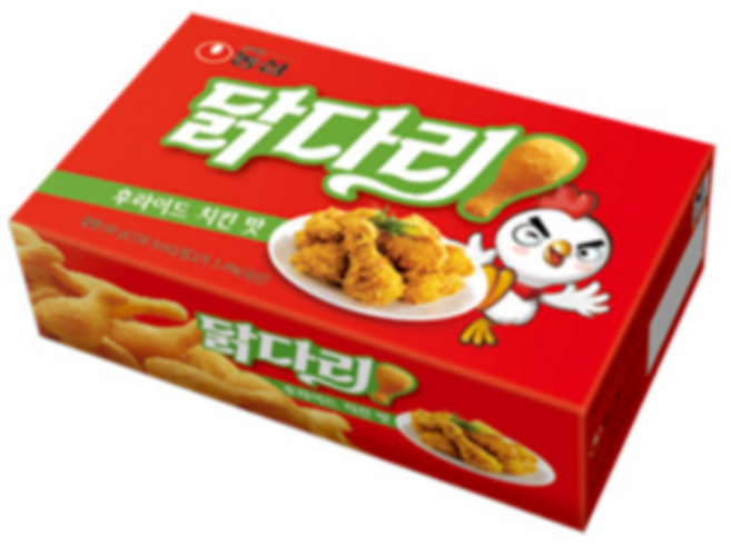 농심 닭다리 후라이드치킨, 66g, 35개