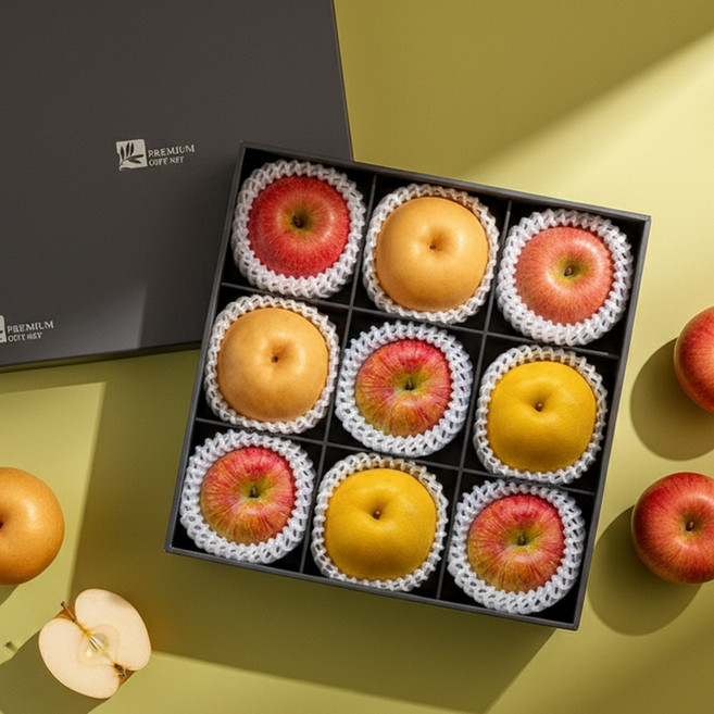 [한정특가] 사과 배 선물세트 명절선물세트 과일선물세트 9과, 1박스
