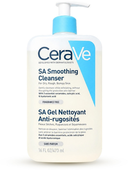 CeraVe 水楊酸煥膚淨嫩潔膚露 適用於乾燥、粗糙、有顆粒的肌膚, 1個, 473ml