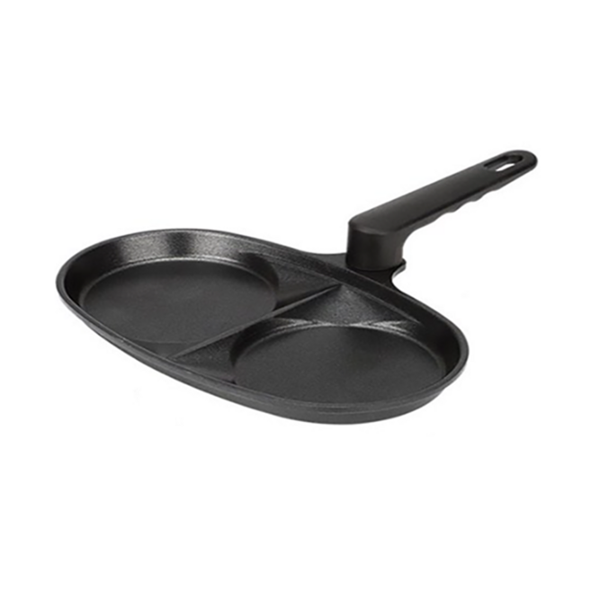 키친아트 뉴 에그팬 IH 인덕션 휴브 2구 후라이팬24cm, 1개, 24cm