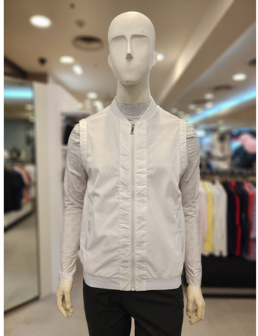 BTR골프 BXV5887MWHT #3 신상할인!!비티알 조끼 골프 일상 출퇴근 가볍고 시원한 통기성이좋은 남성 여름 흡습속건 냉감 기능성 망사 경량 집업조끼