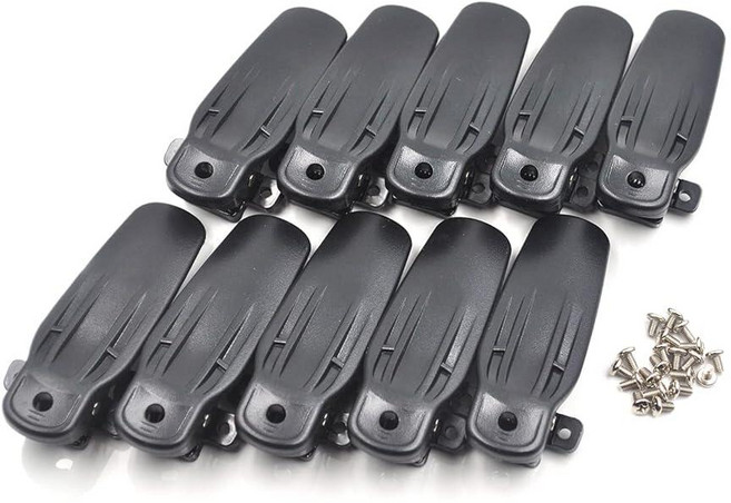 Szcmawo (10-Pack) KBH-11 Belt Clip for Kenwood TK-2160 TK-2170 TK-2180 TK-3160 NX-5200 TK-5310 TK-