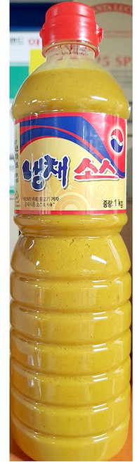 대량 해파리냉채양념 1kgX6 겨자소스 냉채족발 양장피 업소용 납품용 벌크, 6개, 1kg