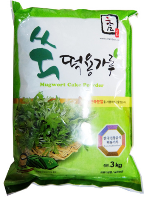 참식품 쑥떡용 가루, 3kg, 1개
