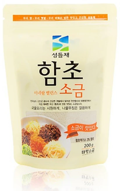 섬들채 함초소금, 1개, 200g - 쿠팡