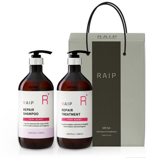 라입 리페어 샴푸 + 트리트먼트 베리베리 선물세트, 1세트