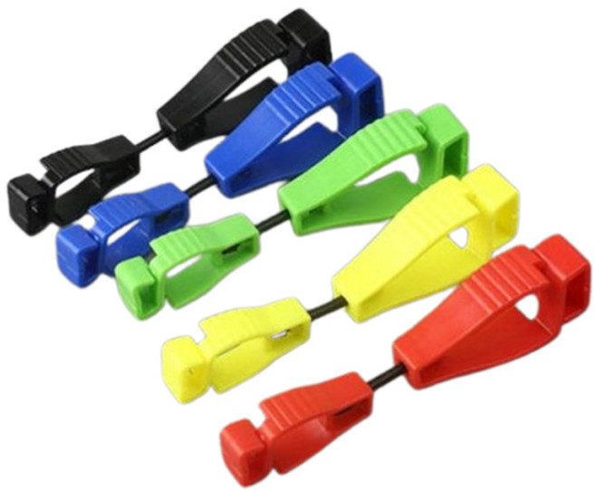 장갑 글러브 분실 방지 집게 클립 비너 고리 DD11877 공구걸이 보관, 1개