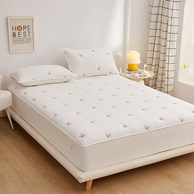 자수 겹으로 알러지케어 매트리스 방수 커버