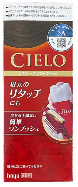 hoyu CIELO 染髮霜, 1個, 5A深灰棕