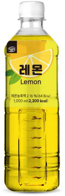 대호식품 레몬 액상, 1L, 8개