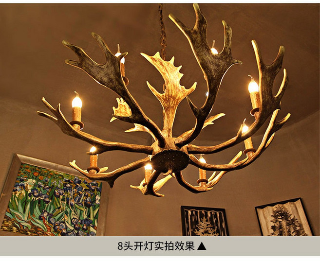 사슴뿔조명 까페조명 거실조명 인테리어조명 앤티크 1016 6 나무가지 무드등 100cm