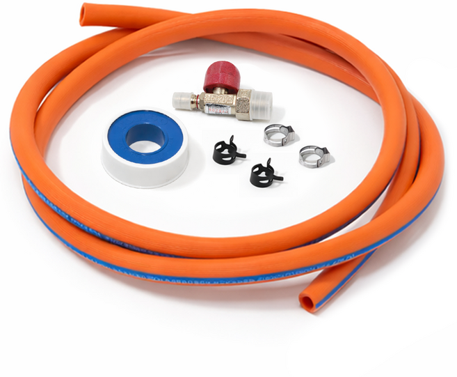 린나이 가스레인지 설치키트 도시가스 가스통사용 퓨즈코크 휴즈코크 가스호스 테프론 도시밴드 흑밴드, LPG, 배관용 설치 키트