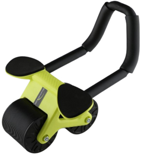 [TV홈쇼핑 지유홈쇼핑] 밸런스파워 피지컬킹 홈 트레이닝 실내 전신 뱃살 빼는 롤러 복근 운동 헬스 기구 슬라이더 롤러 휠 운동기구, 검정/연녹색