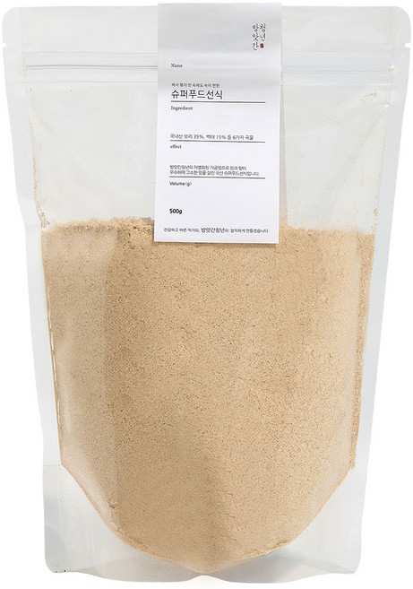 미숫가루 선식 식사대용 압력으로 쪄서 볶은 아침대용쉐이크, 500g, 1개, 슈퍼푸드선식